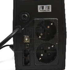 Источник бесперебойного питания CBR UPS-TWP-101EJ-650 / 650ВА / 390Вт, Schuko CEE 7 x2 outlets, USB Type-B, RJ11/45