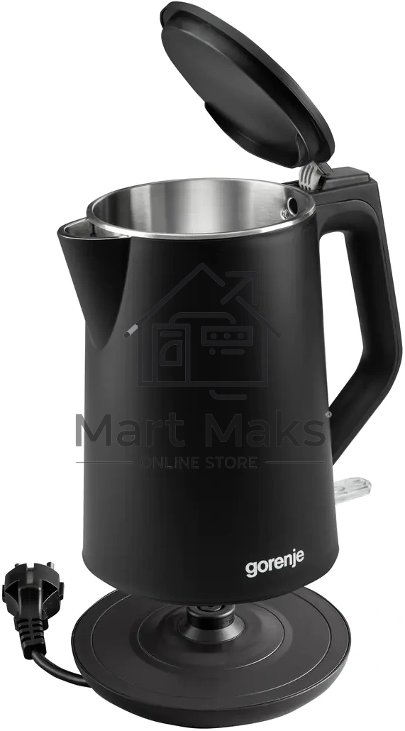 Чайник электрический Gorenje K15DWBK 1.5л. 2200Вт черный корпус: металл