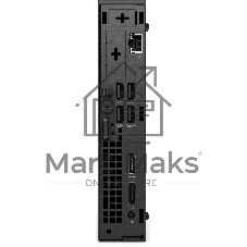 Неттоп Dell Pro QCM1250 Micro i7 14700T (1.3) 16Gb SSD512Gb UHDG 770 Windows 11 Pro GbitEth WiFi BT 90W мышь клавиатура черный (DPM-7621)
