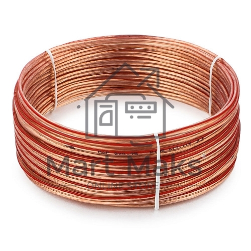 Акустический кабель Cablexpert CC-TC2x0,75-10M, прозрачный,  10 м, бухта