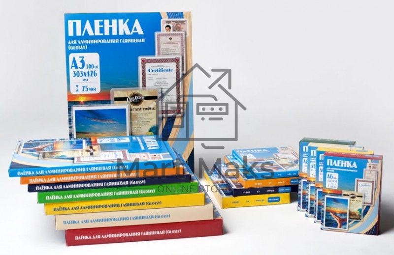 Пленка для ламинирования Office Kit 100мкм A3 (100шт) глянцевая 303x426мм PLP10630