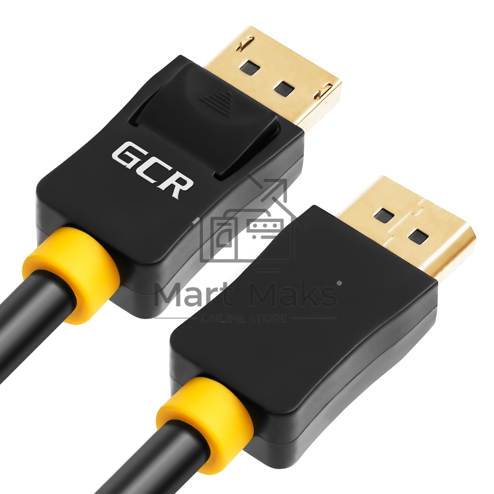Кабель Greenconnect 1.5m DisplayPort v1.2, 20M/20M, черный, 28/28 AWG, GCR-50709 GreenconnectКабель 1.5m DisplayPort v1.2, 20M/20M, черный, 28/28 AWG, GCR-50709