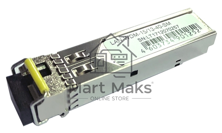 Модуль LANMASTER SFP WDM 1.25G, 1550nm/1310nm, 40 km, LC, DDM, Cisco