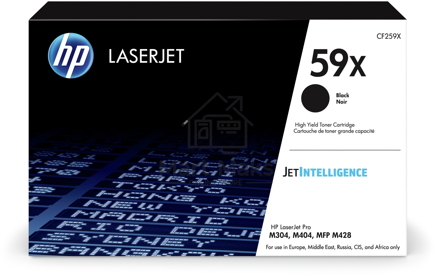 Картридж лазерный HP 59X черный для LJ M304/M404/MFP M428 10000 стр