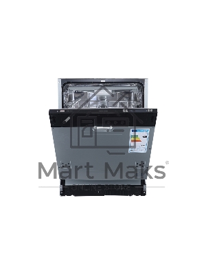 Встраиваемая посудомоечная машина Zigmund & Shtain DW 129.6009 X, черный, 59.8 см, 14 компл., 44 дБ, класс A++