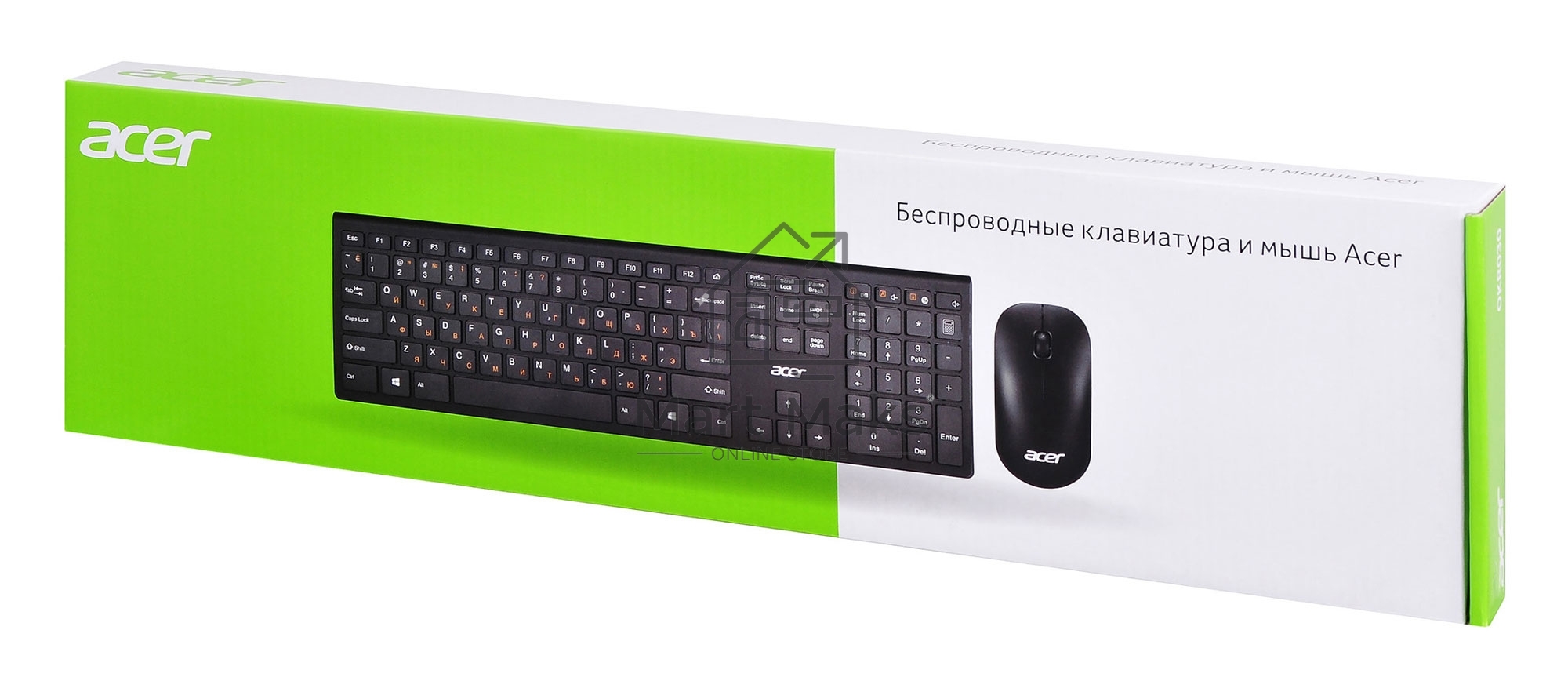 Комплект клавиатура и мышь Acer OKR030 [ZL.KBDEE.005] Combo wilreless USB slim черный