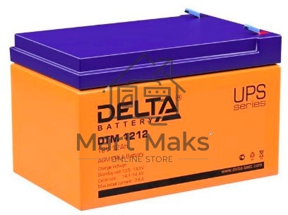 Батарея Delta DT 1212 (12V, 12Ah)