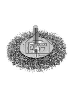 Набор щеток для дрели, 2 Плоские 50-75мм, 3 Чашки 25-50-75мм, шпилька, нерж.вит. проволока Denzel
