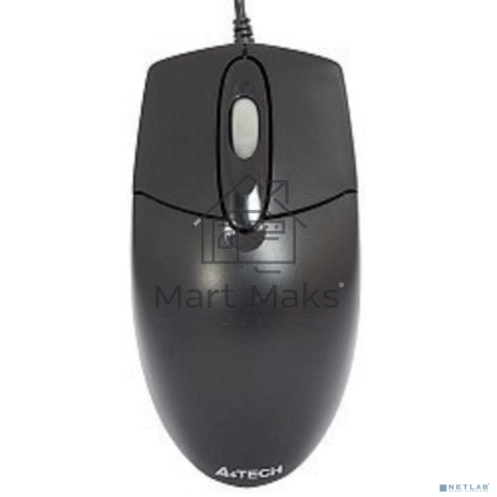 Мышь проводная A4Tech OP-720 черный, 1000 dpi, PS/2, кнопки - 3