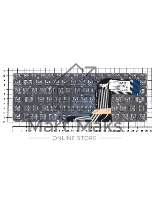 Клавиатура для ноутбука HP Envy 14-u черная с подсветкой