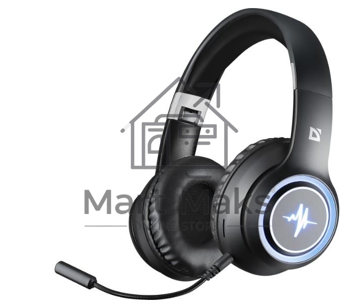 Гарнитура беспроводная Defender FreeMotion B571 черный, микрофон, LED, BT