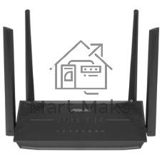 Роутер беспроводной Asus RT-AX52 AX1800 10/100/1000BASE-TX черный