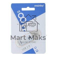 Флешка USB Smartbuy 8 Gb USB <USB 2.0> Smartbuy V-Cut серебристый(SB8 GbVC-S)