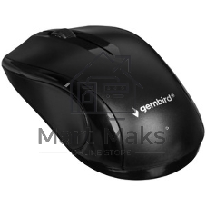 Мышь беспроводная Gembird MUSW-320 черный, 1000 dpi, радиоканал, USB, кнопки - 3