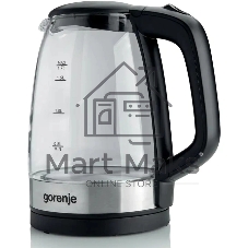 Чайник электрический Gorenje K17BKS 1.7л. 2200Вт черный корпус: металл