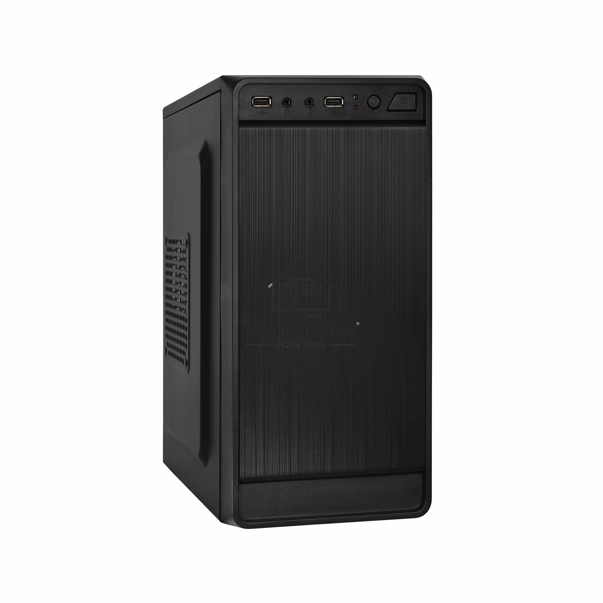 Компьютерный корпус Exegate EX283125RUS  Minitower ExeGate BAA-108 Black, mATX, <AAA400, 80mm>, 2*USB, Audio