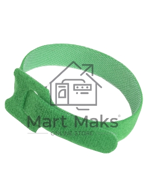 Хомут-липучка ITK HKVG-W14-L210 210x14 мм (упак: 100 шт) полиамид внешний (-40/+80) зеленый