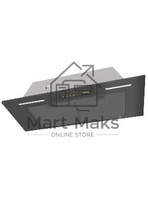 Вытяжка встраиваемая Korting KHI 9931 RN черный, 80 см, 950 куб. м/ч, 52 дБ