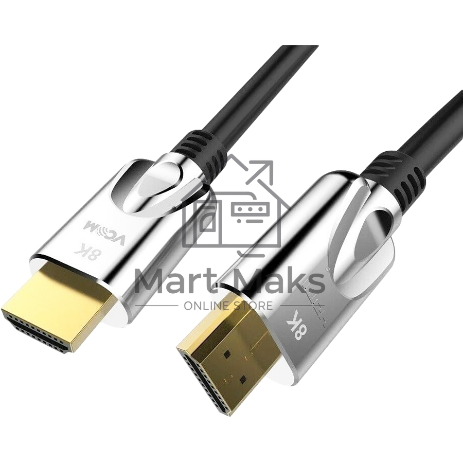 Кабель HDMI 19M/M,ver. 2.1, 8K@60 Hz 1.5m VCOM <CG862-1.5M> VCOM/TELECOM