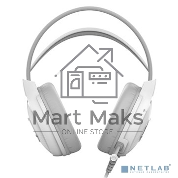 Наушники с микрофоном A4Tech Fstyler FH300U белый 2м накладные USB оголовье