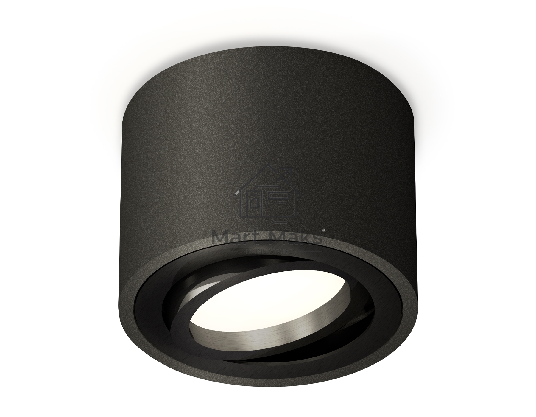 Светильник Ambrella Light XS7511002 SBK/PBK черный песок/черный полированный MR16 GU5.3 (C7511, N7002)
