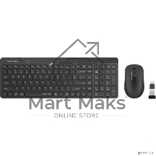 Комплект клавиатура+мышь A4Tech FStyler FG2300 Air2 беспроводной, USB, 1200 DPI, чёрный