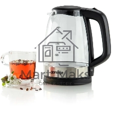 Чайник электрический Gorenje K17BKS 1.7л. 2200Вт черный корпус: металл