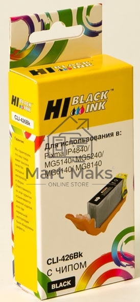 Картридж Canon PIXMA MG5140/5240/6140/8140 (Hi-Black) CLI-426BK, BK
