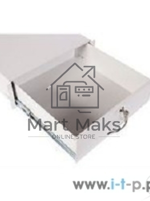 Полка (ящик) для документации 2U (ТСВ-Д-2U.450-9005) черный