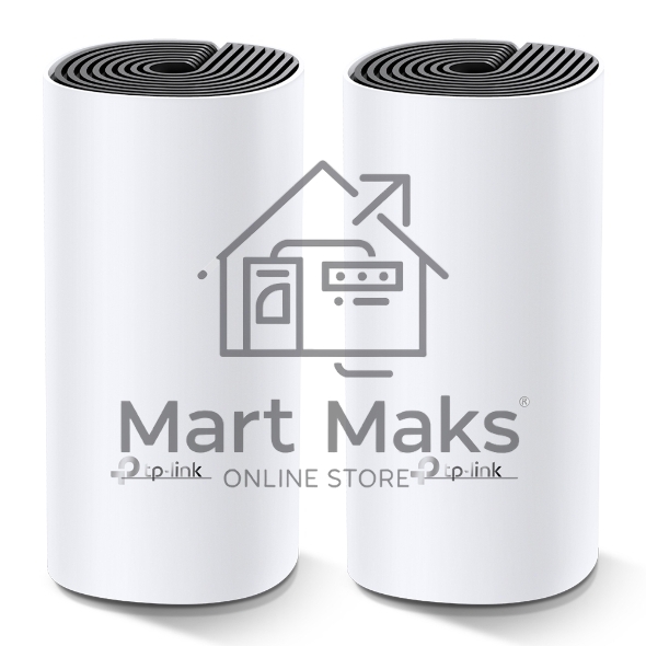 Роутер беспроводной TP-Link DECO M4 (DECO M4(2-PACK)) AC1200 10/100/1000BASE-TX (упак.:2шт)