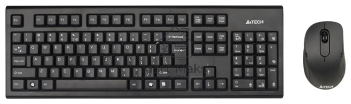 Комплект (клавиатура и мышь) A4Tech 7100N