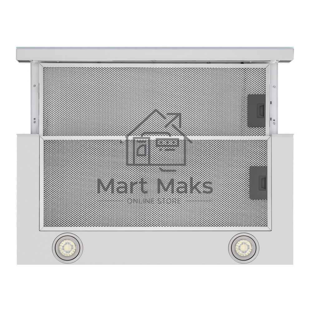 Вытяжка встраиваемая Maunfeld TS Touch Glass 50 белый, 50 см, 1000 куб. м/ч, 56 дБ