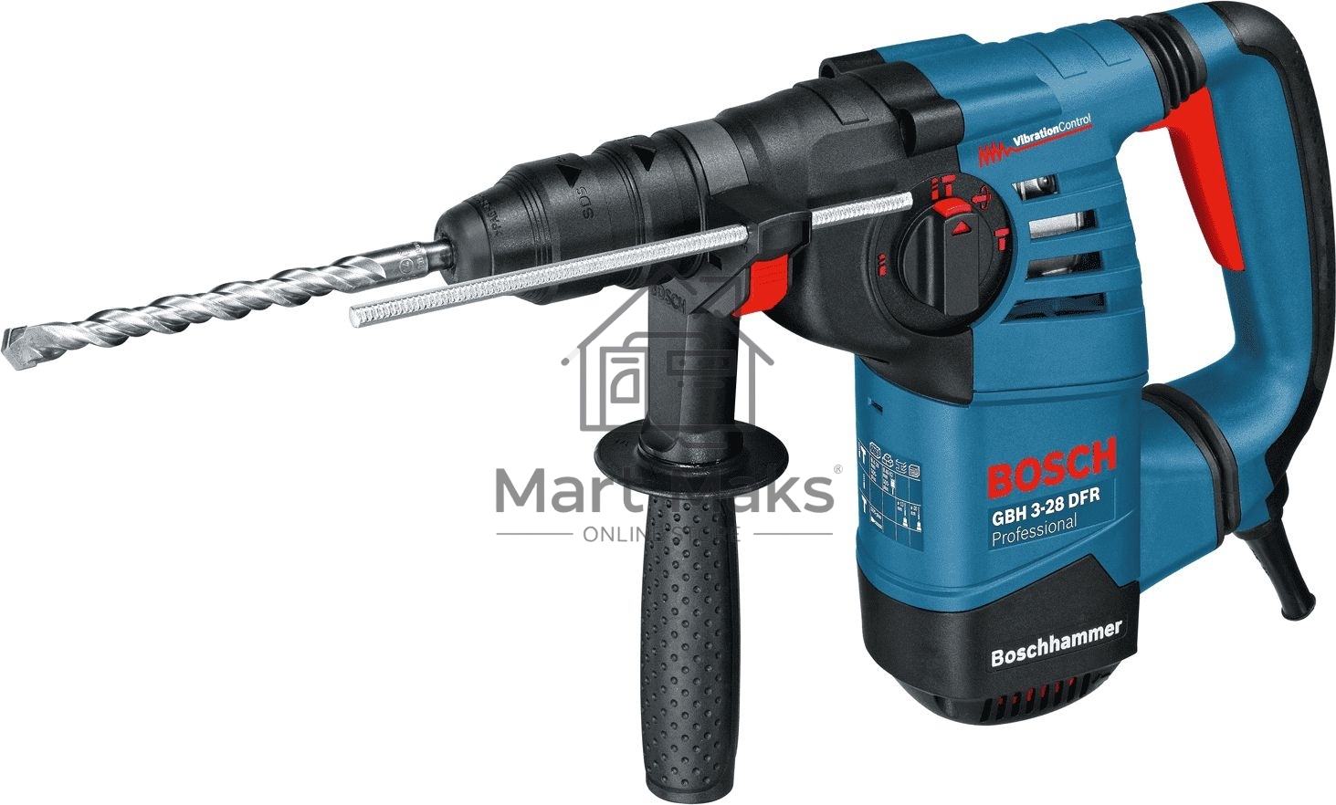 Перфоратор Bosch GBH 3-28 DFR 061124A000 Перфоратор SDS-plus 800 Вт, 3.5Дж, 3.6кг, 3реж, кейс +патрон sds-plus
