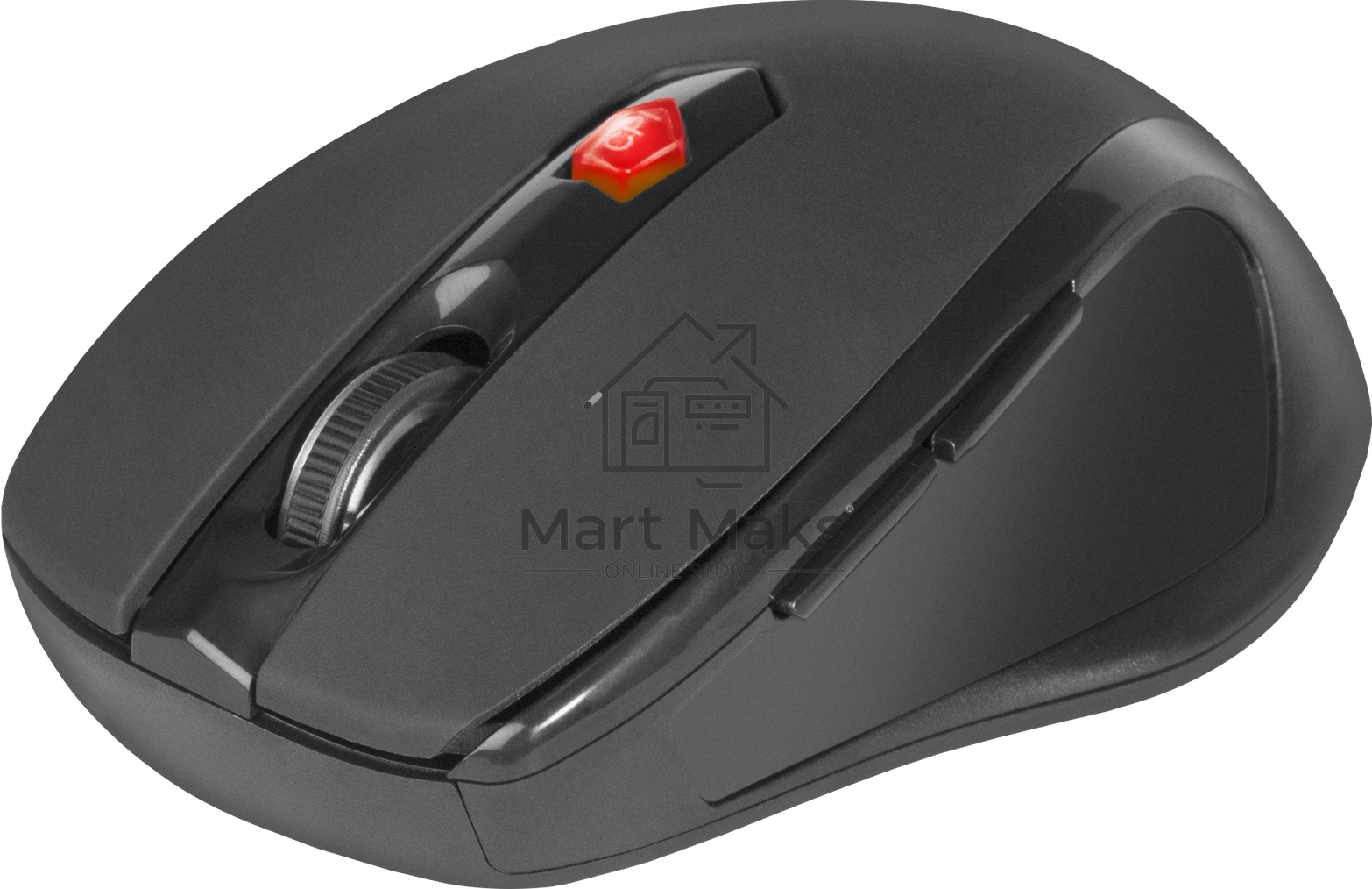 Мышь беспроводная Defender Ultra MM-315 черный, 1600 dpi, радиоканал, USB, кнопки - 6