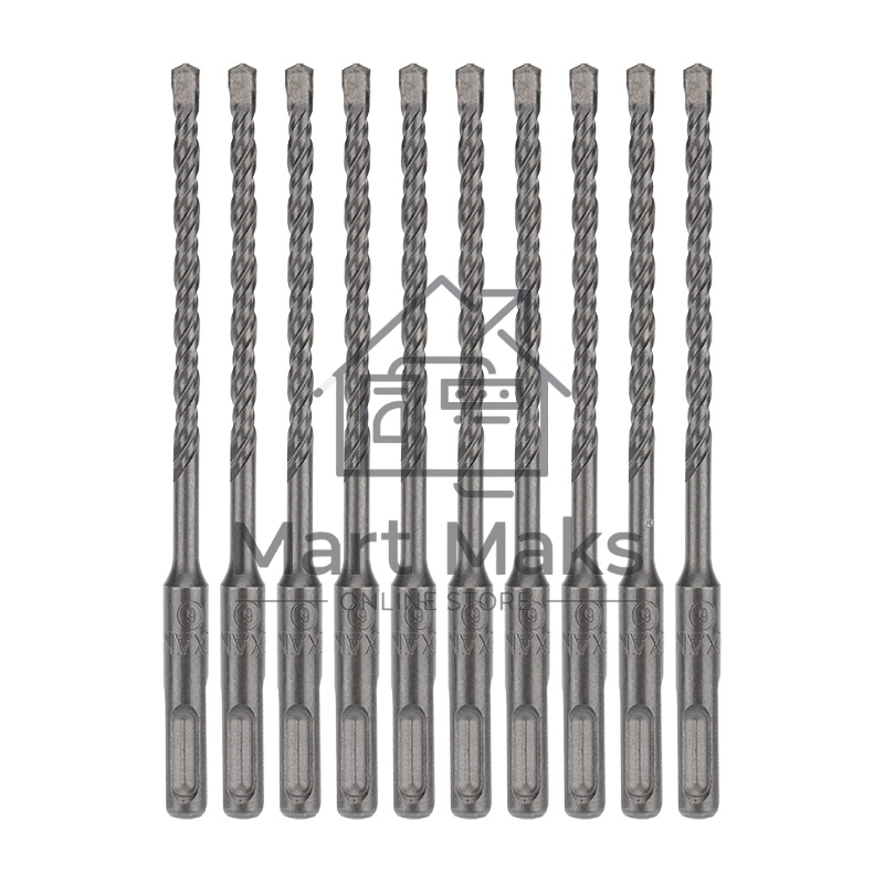 Бур по бетону 6x160x100 мм SDS PLUS (10 шт.) Kranz