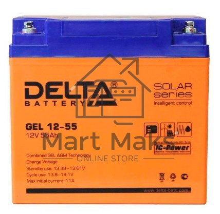 Батарея для ИБП Delta GEL 12-55