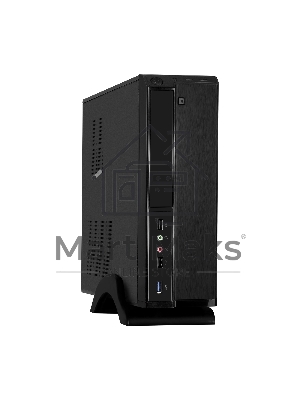 Компьютерный корпус Desktop ExeGate MI-207U-450W-8 EX288783RUS(miniITX/mATX, БП M450 с вент. 8см, 1*USB+1*USB 3.0, аудио, черный)