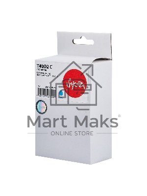 Картридж струйный Sakura C13T40D240 (T40D2 C) для Epson, голубой, 56 мл.