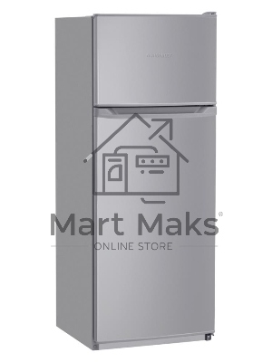 Холодильник Nordfrost NRT 141 132 серебристый металлик двухкамерный 210/51 л морозилка сверху, капельная система
