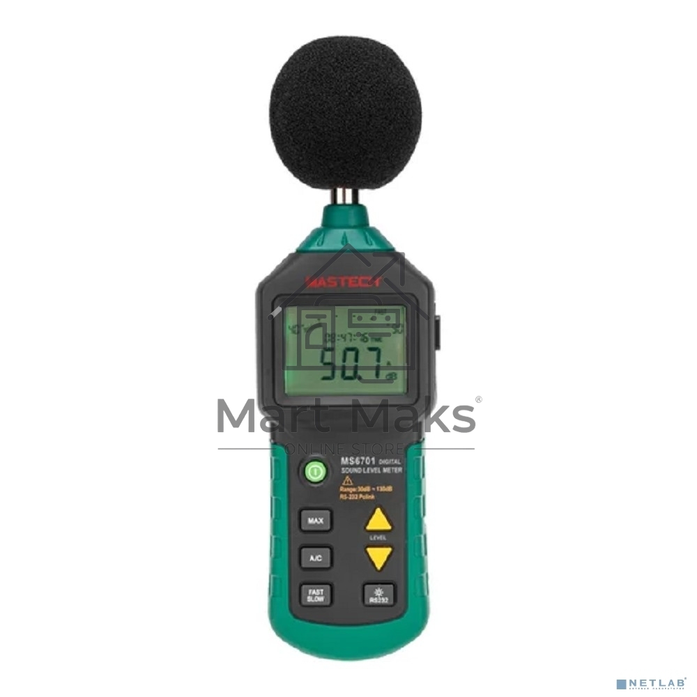 Цифровой измеритель уровня шума MS6701 MASTECH