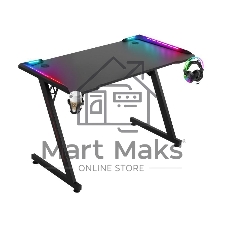 Стол игровой Defender GAMING IDOL RGb черный