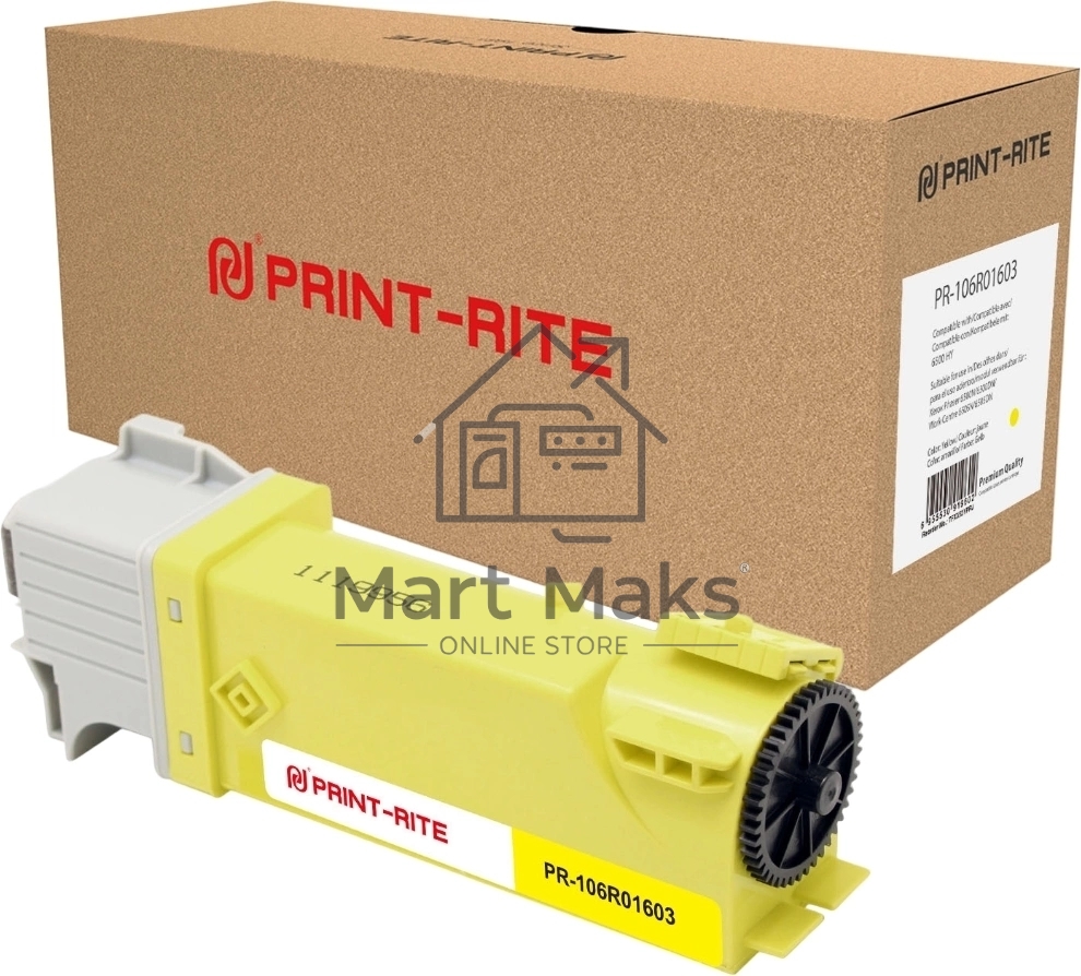 Картридж лазерный Print-Rite TFX352YPRJ PR-106R01603 106R01603 желтый (2500стр.) для Xerox Phaser 6500N/6500DN/WC 6505N/6505DN