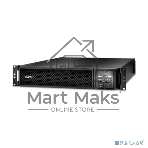 Источник бесперебойного питания APC Smart-UPS SRT, 1000VA/1000W, On-Line, Extended-run, Rack 2U (Tower convertible), черный