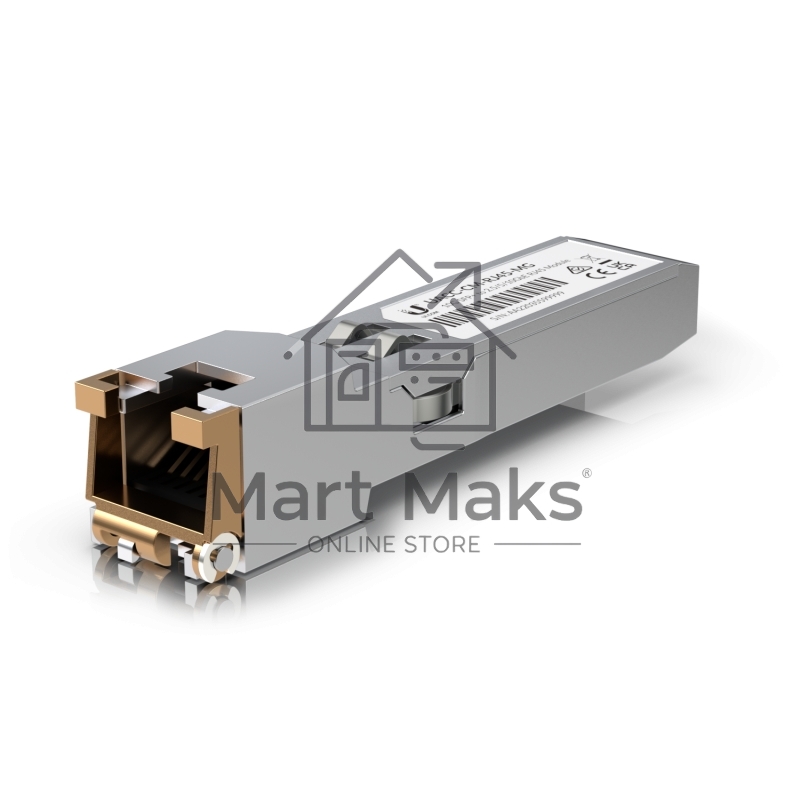 Трансивер Ubiquiti UACC-CM-RJ45-MG, SFP+ to RJ45 transceiver module that supports 10G connections up to 100 m