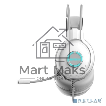 Наушники с микрофоном A4Tech Fstyler FH300U белый 2м накладные USB оголовье