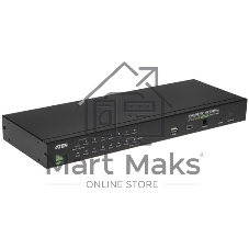 Переключатель KVM ATEN CS1716A-AT-G 16-port, USB, rackmountable, в компл. кабели 2x1.8м