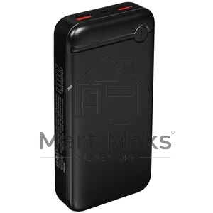 Портативный аккумулятор OLMIO P-20, 20000mAh, 20W, QuickCharge3.0/PowerDelivery, черный