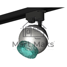 Светильник Ambrella light XT1103041 SSL/BL серебро песок/голубой MR16 GU5.3 LED 3W 4200K (A2521, C1103, N7194)
