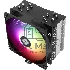 Устройство охлаждения(кулер) Thermalright Burst Assassin 120 SE ARGb Soc-AM5/AM4/1200/1700/1851 серебристый/черный 4-pin 25.6dB Al+Cu 510gr Ret (BA120-SE-ARGb)