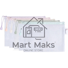 Папка на молнии ZIP Deli Colorful EF281 A5 ПВХ 0.23мм, ассорти, цвет молнии ассорти